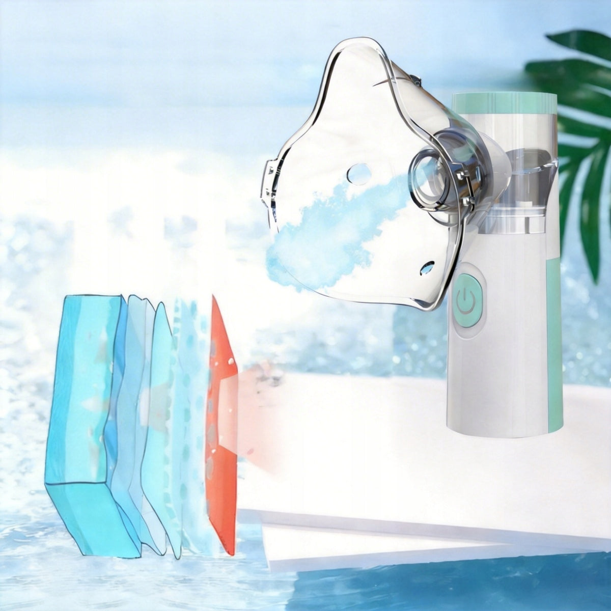PORTABLE MESH INHALER FOR ADULTS AND CHILDREN QUIET Manufacturer of a medical device 4058739518019