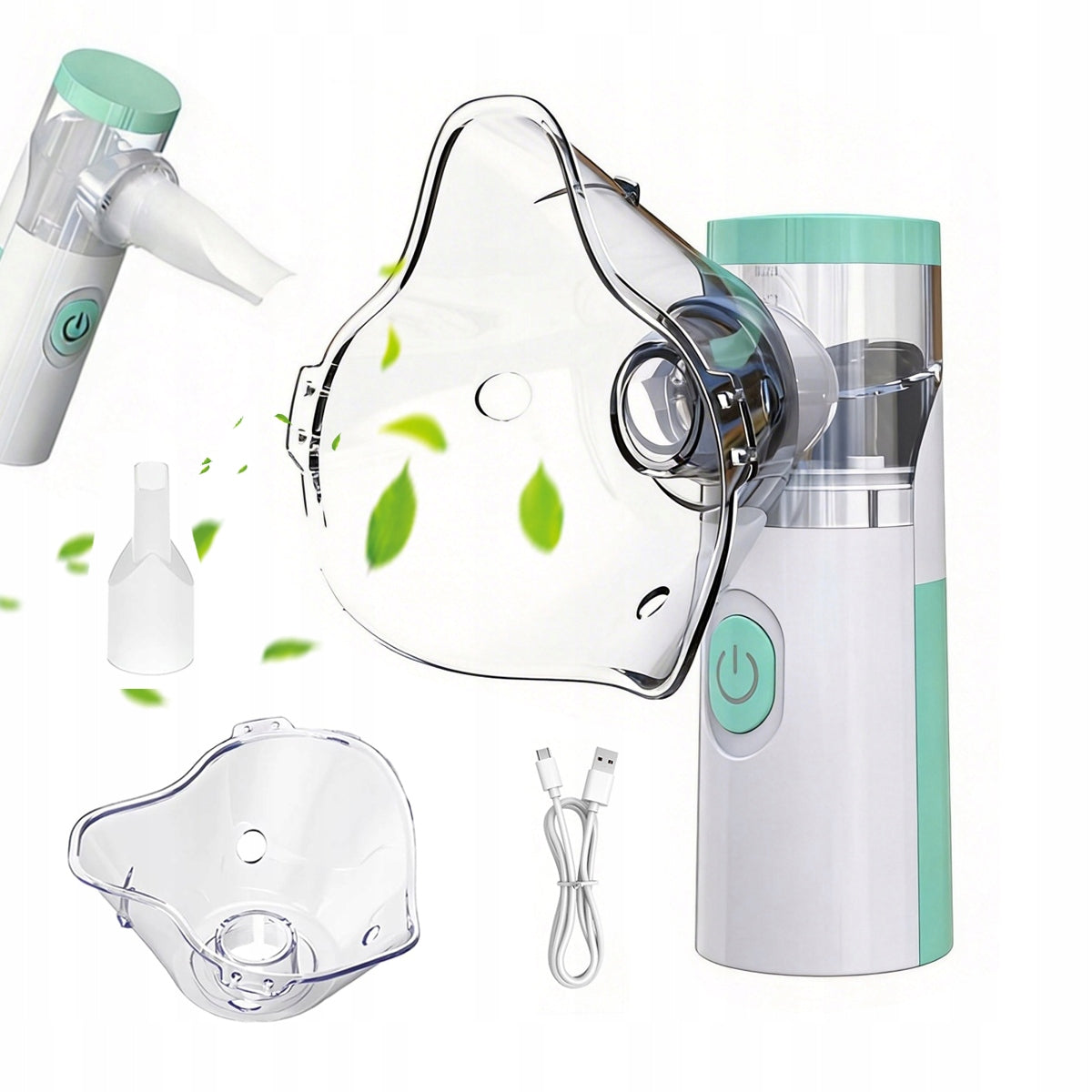 PORTABLE MESH INHALER FOR ADULTS AND CHILDREN QUIET