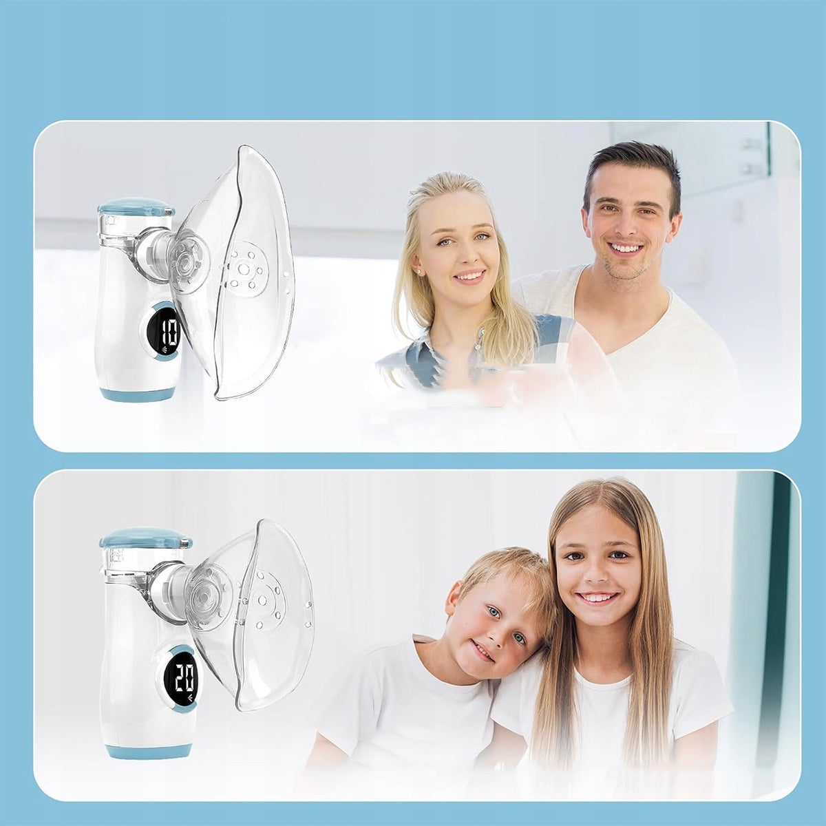 PORTABLE MESH NEBULISER INHALER FOR ADULTS AND CHILDREN Manufacturer of a medical device 6942300768560