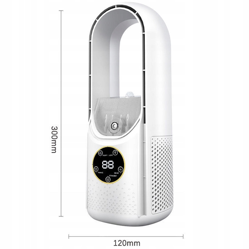PORTABLE MINI AIR CONDITIONER 6-SPEED BLADELESS ELECTRIC FAN Manufacturer code Przenośny mini klimatyzator