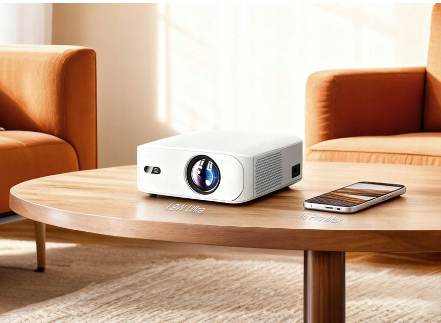 PORTABLE MINI PROJECTOR TOUYINGER WIFI6 BLUETOOTH ANDROID 11 1000 ANSI Packaging status original