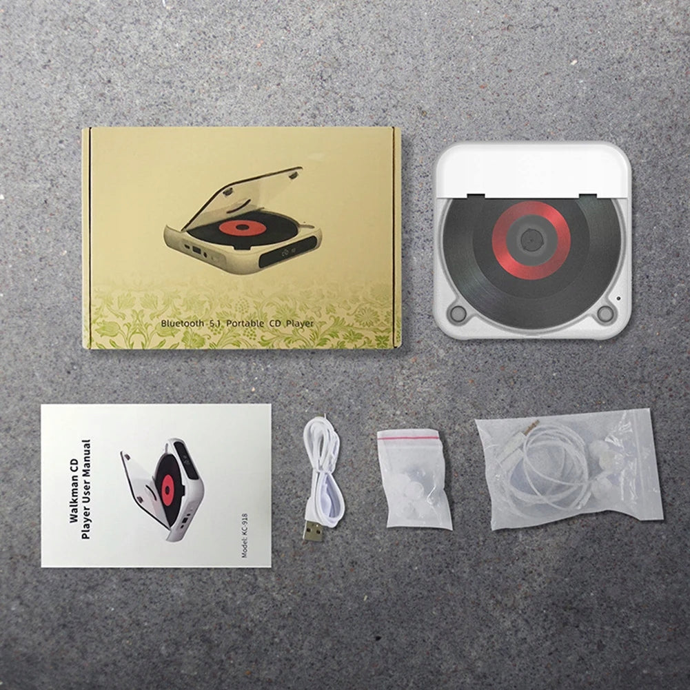 PORTABLE MP3 CD PLAYER Bluetooth USB Model Przenośne
