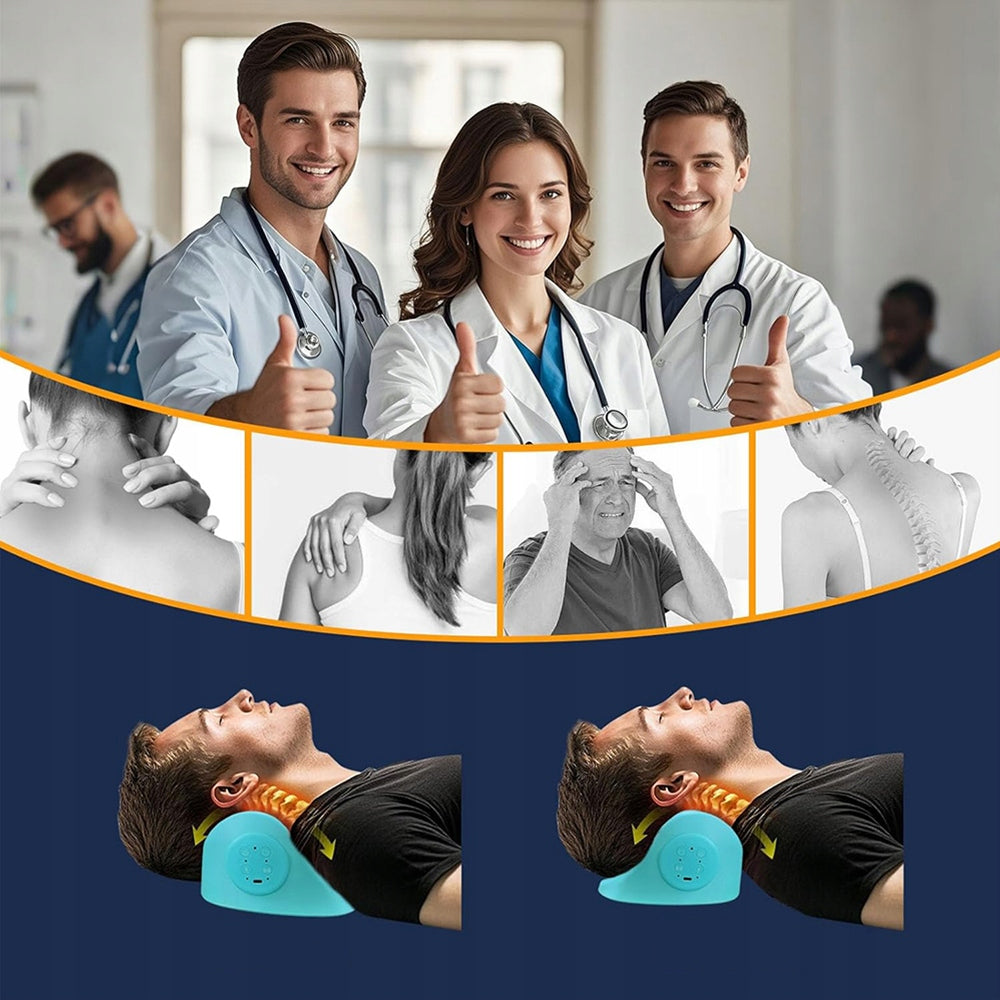 PORTABLE NECK MASSAGER WITH REMOTE CONTROL - HEATING, 24CM, PERFECT GIFT Manufacturer code MASUJĄCA SZYJĘ