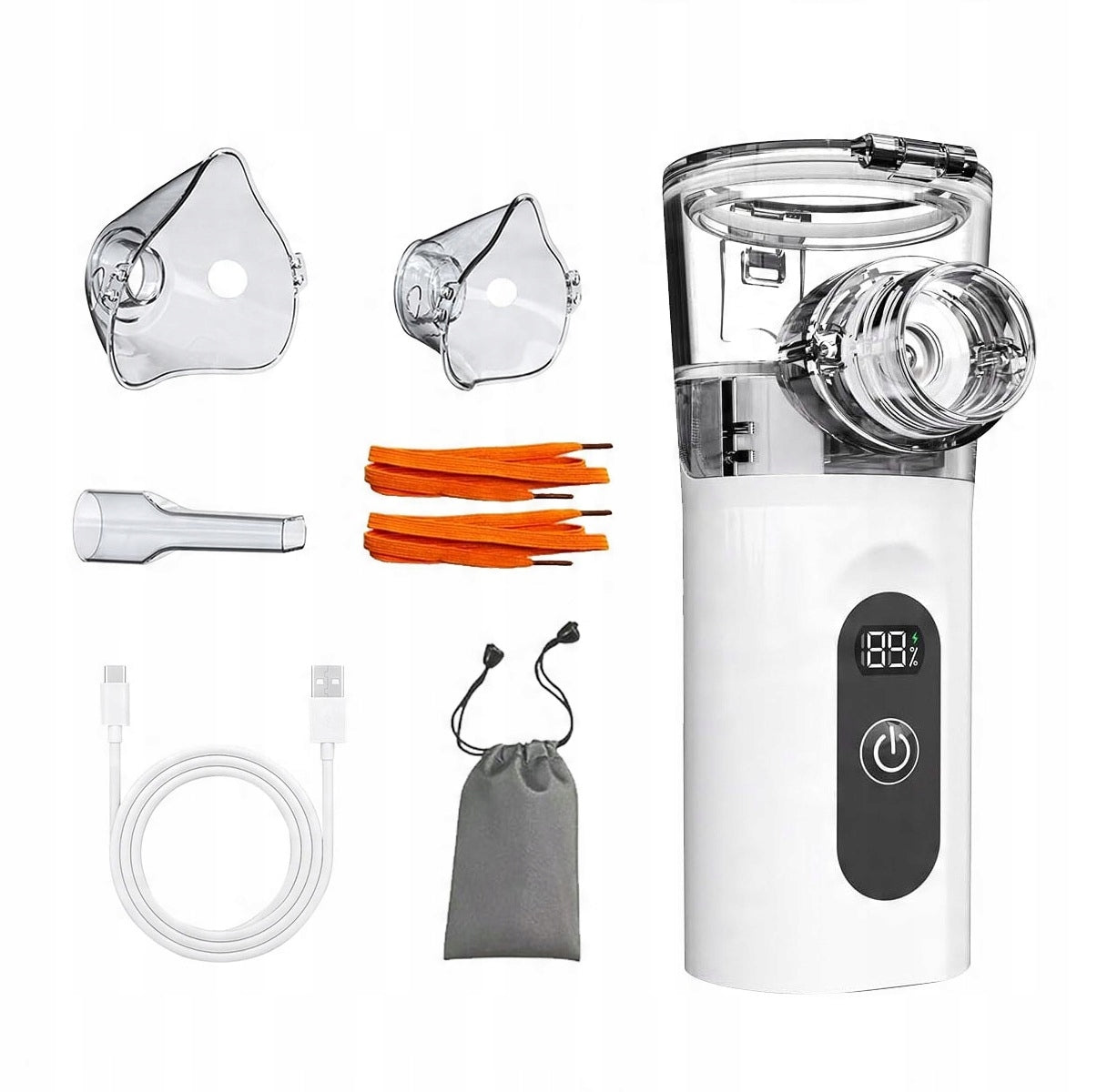PORTABLE SILENT USB-C ULTRASOUND INHALER FOR CHILDREN AND ADULTS