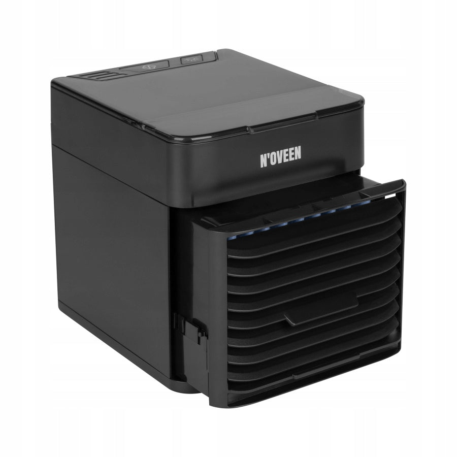 PORTABLE SMALL USB AIR CONDITIONER FOR WATER & ICE 3in1 AIR CONDITIONER FOR HOME MAC330 LED Dominant color black