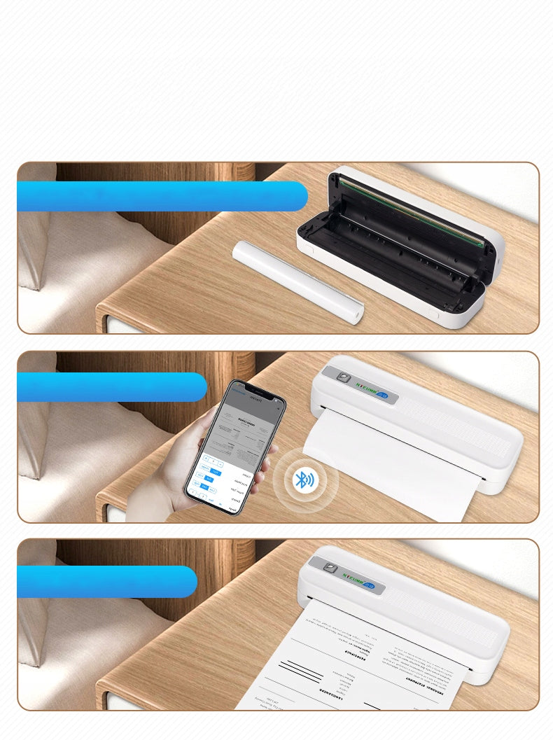 PORTABLE THERMAL PRINTER A4 NETUM FOR DOCUMENTS, PHOTOS, LABELS, TATTOO Manufacturer Netum