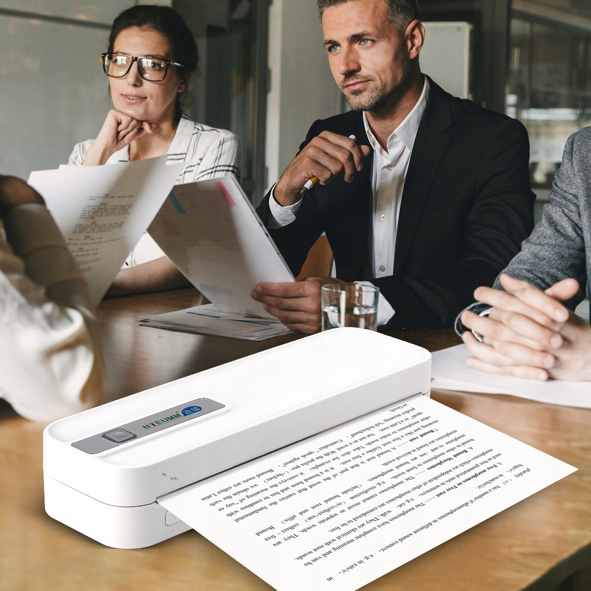 PORTABLE THERMAL PRINTER A4 NETUM FOR DOCUMENTS, PHOTOS, LABELS, TATTOO Manufacturer code netum_84_a4