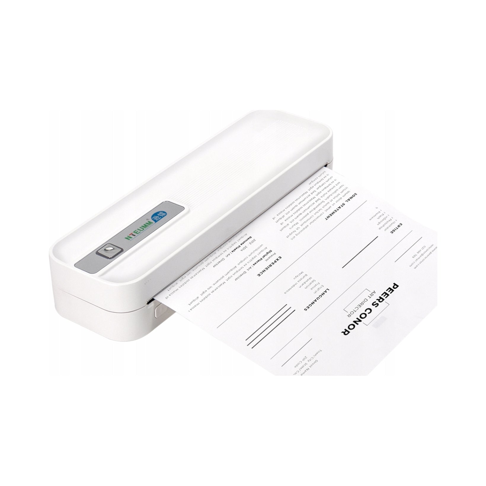 PORTABLE THERMAL PRINTER A4 NETUM FOR DOCUMENTS, PHOTOS, LABELS, TATTOO
