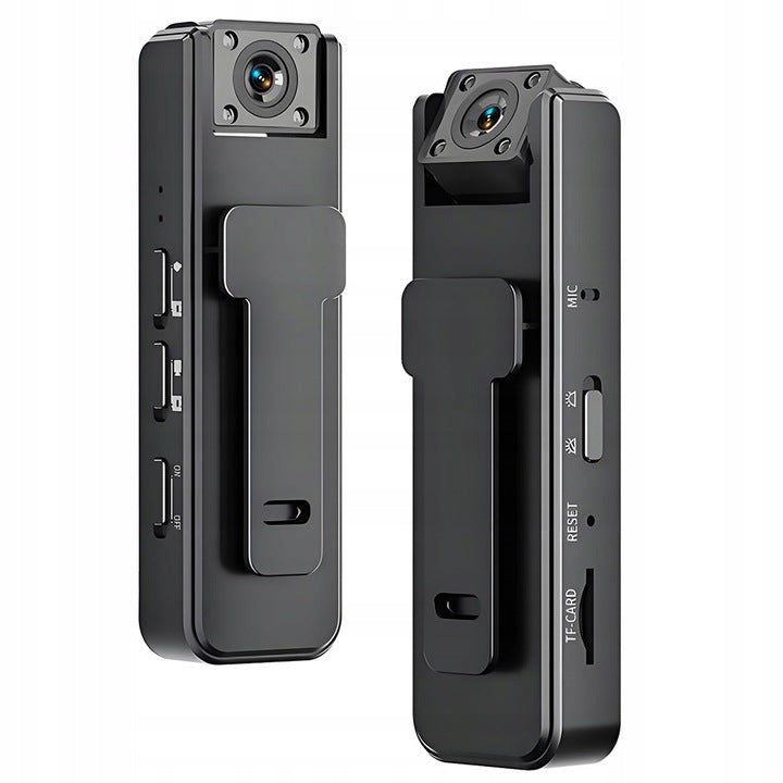 PORTABLE VIDEO RECORDER WITH ROTATING LENS AND STABILIZATION