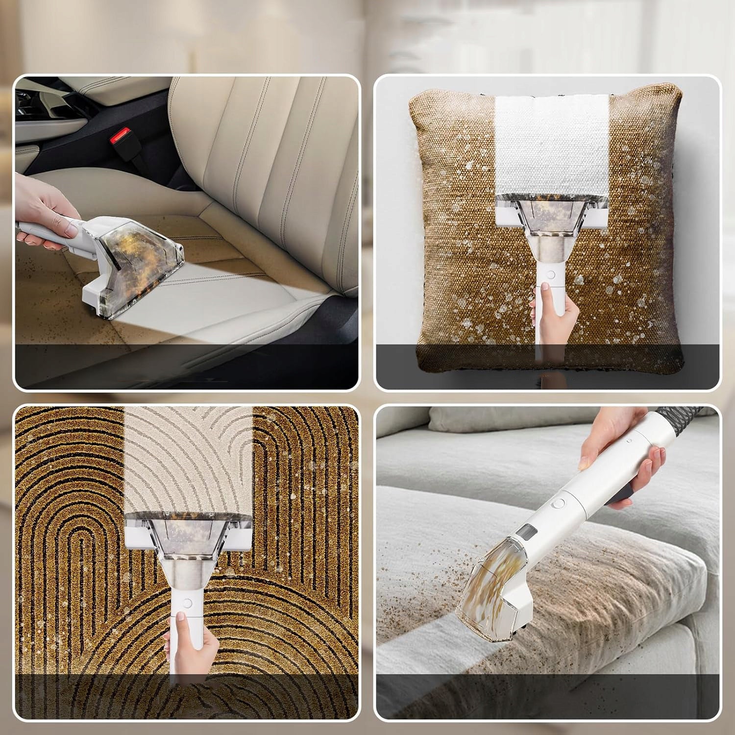PORTABLE WASHING VACUUM CLEANER 600W 15KPA FOR CARPET UPHOLSTERY SOFA SET Clean water tank capacity 1.5 l