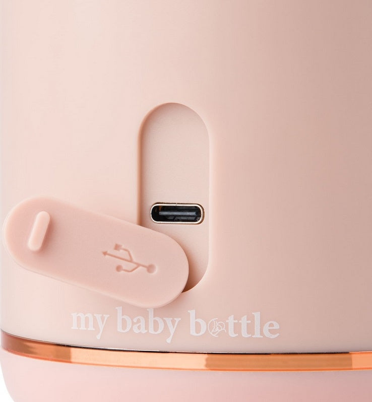 PORTABLE WATER MILK HEATER MY BABY BOTTLE WIRELESS Manufacturer code MBB-PW-PINK