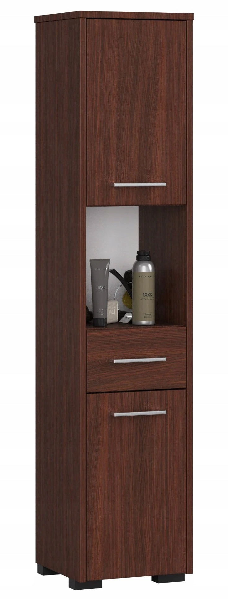 POST BATHROOM RACK FIN 2D 1SZ 1W PK WENGE