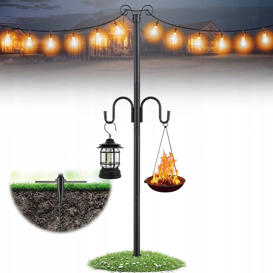 POST FOR LIGHT GARLAND 270 cm GARDEN POLE FOR LIGHTS