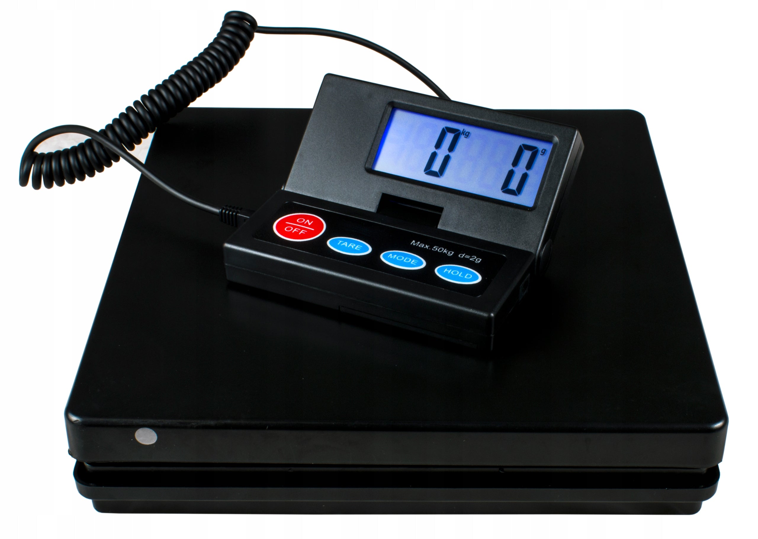 POSTAL SCALE 50kg FOR PLATFORM PACKAGES 25x25cm ELECTRONIC STORAGE