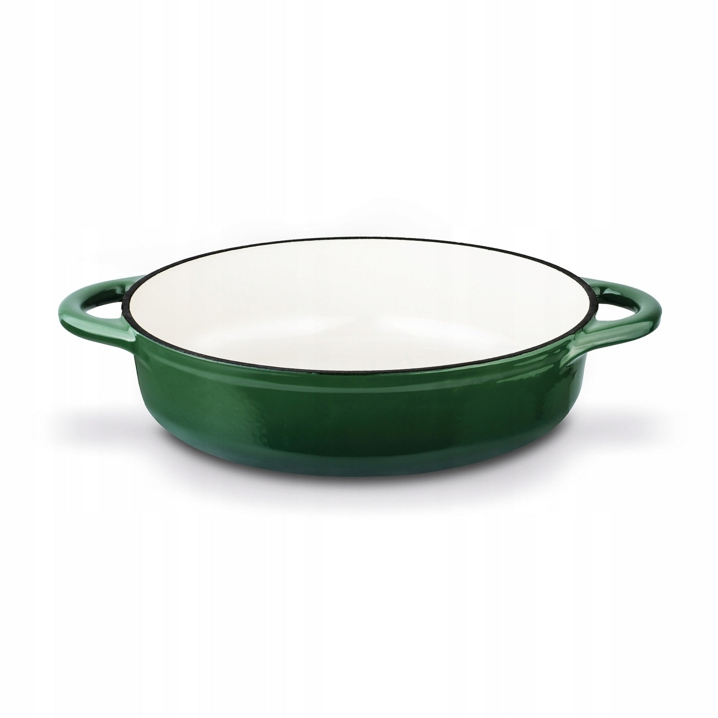 POT Cast Iron ENAMEL PAN Green Round Konighoffer 3L 28x7cm Packaging status original