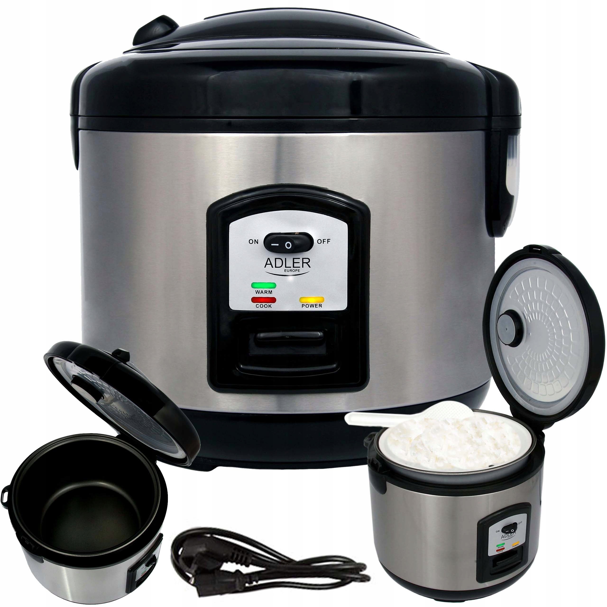 POT FOR COOKING RICE VEGETABLES RICE COOKER STEAMER RICE COOKER 1,5 ELECTRIC