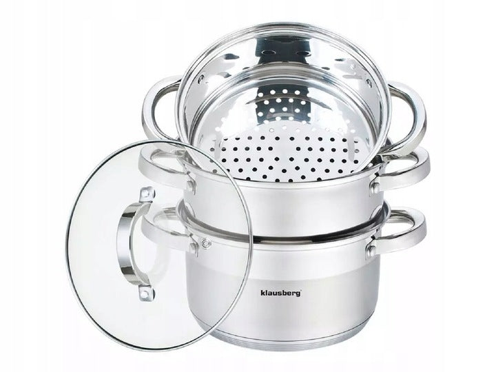 POT FOR STEAM KLAUSBERG 4 ELEMENT. 22cm ,4 L KB-7142