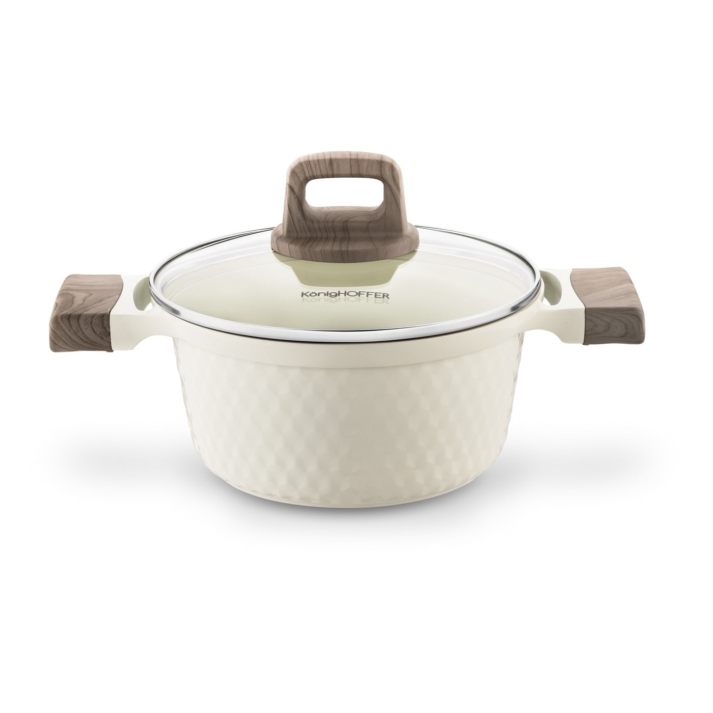 POT INDUCTION with CERAMIC COATING Creamy Konighoffer Rosti 20cm 2L