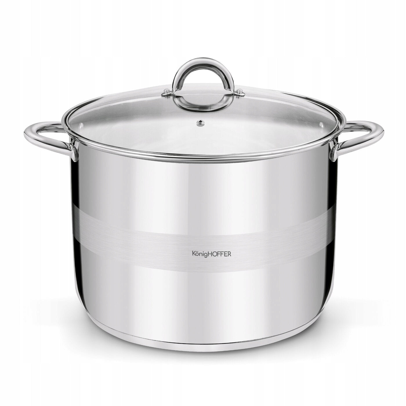 POT Induction High Steel Large Lid Konighoffer Faro 15 l