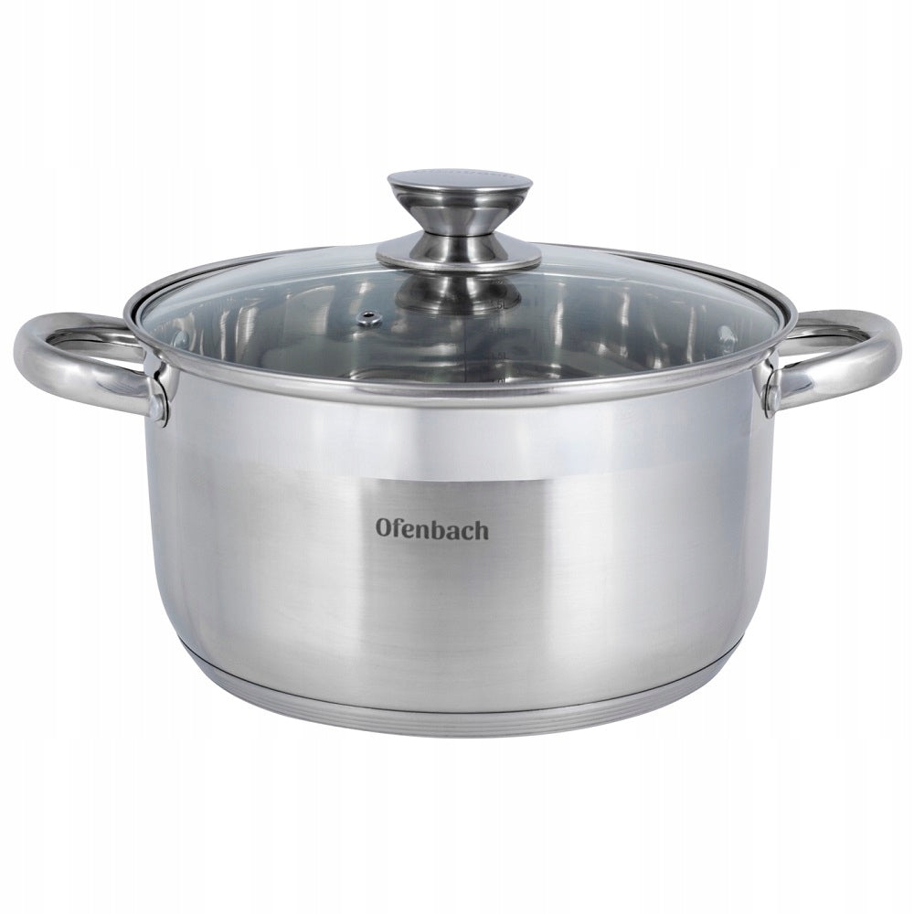 POT LARGE TRADITIONAL LID Steel GAS INDUCTION 5L KAMILLE universal Manufacturer code 100514