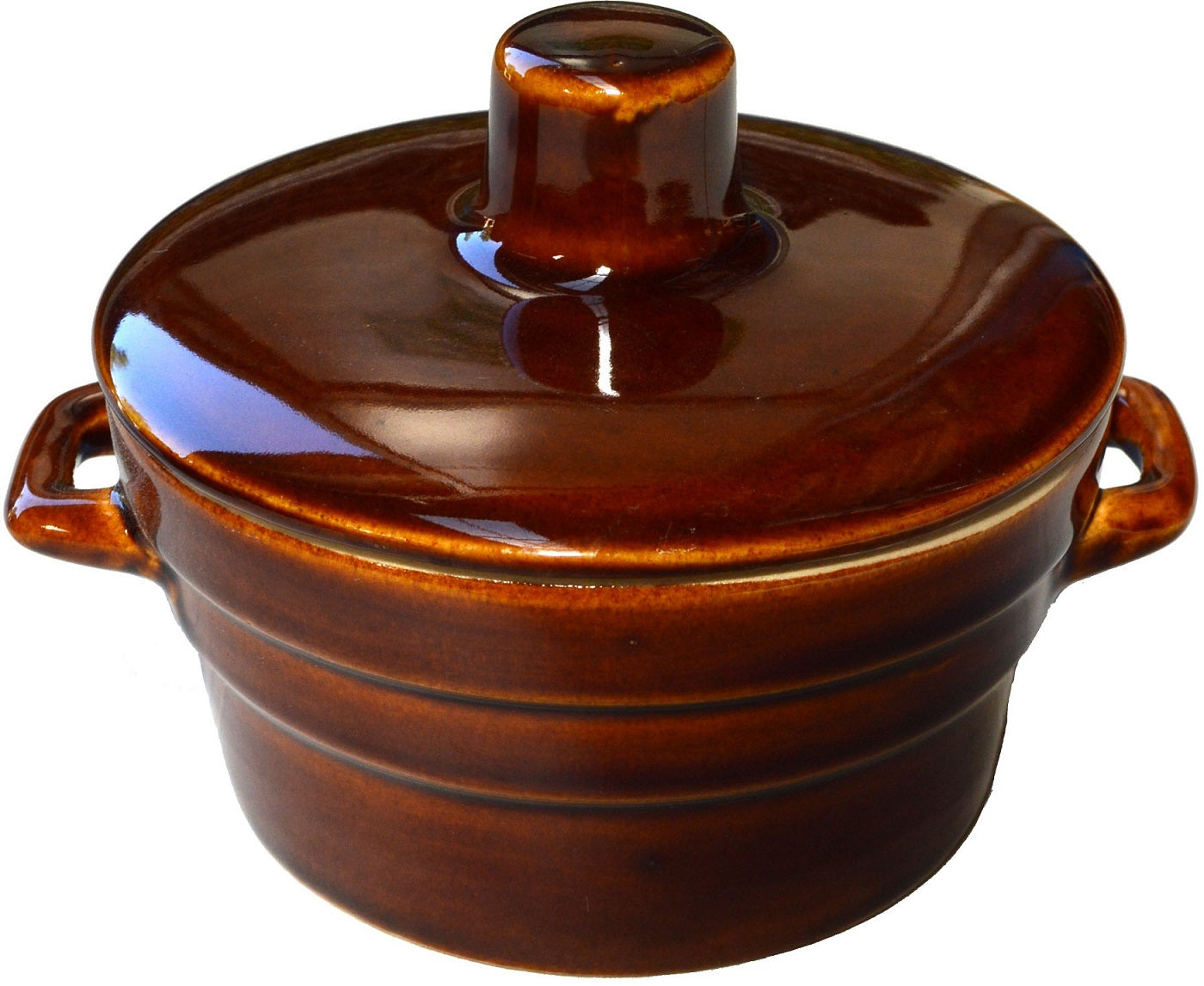 POT + LID FOR STONEWARE LARD KRYSTYNKA 0,3 L