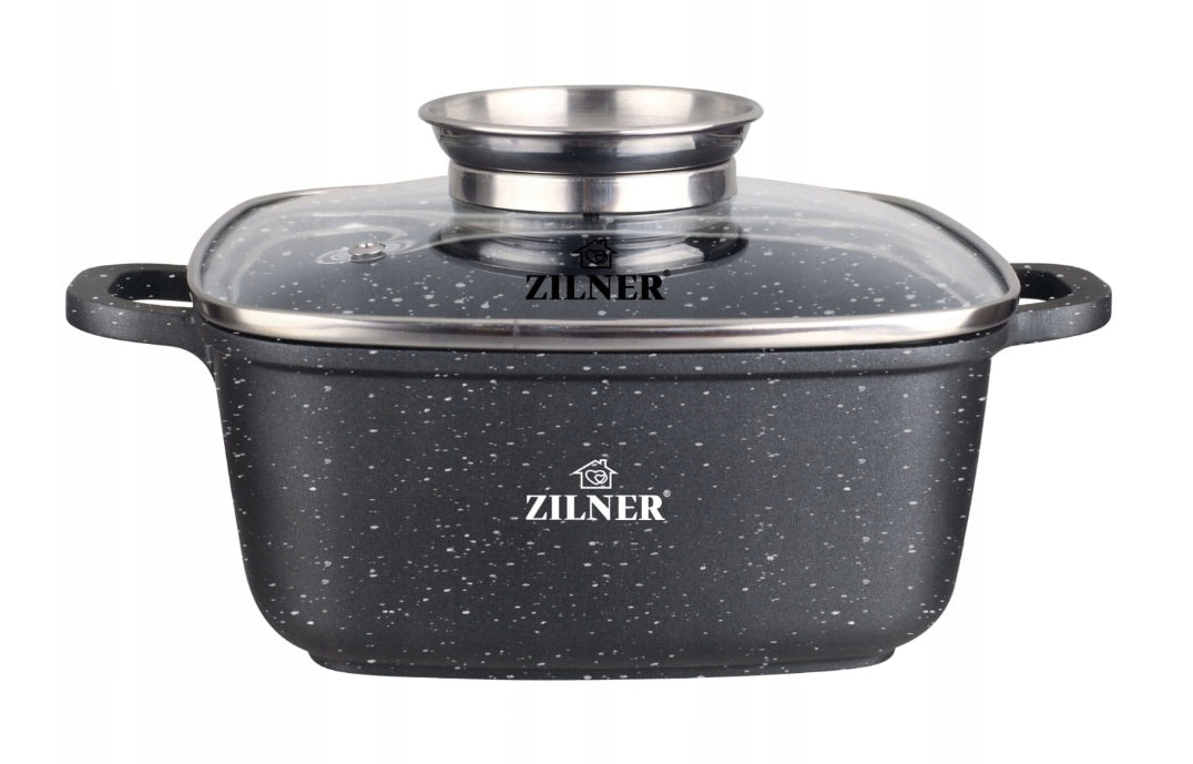 POT PAN MARBLE 6,5 L 28cm ZILNER ZL-9012