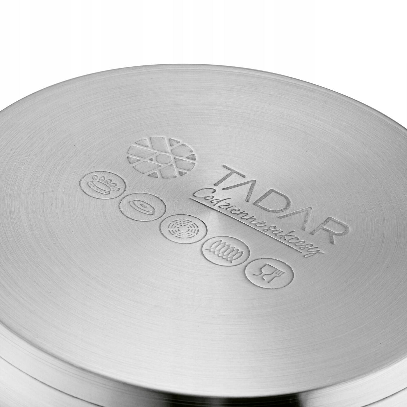 POT WITH GASTRONOMIC LID LARGE STAINLESS STEEL 20L INDUCTION GAS Brand Tadar