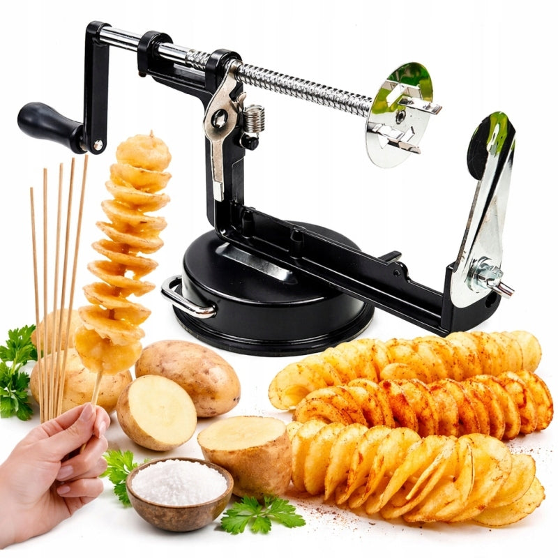 POTATO MACHINE CURVED CHIPS FRIES Cracked Potato