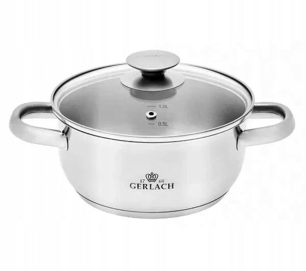 POTS GERLACH FIRST STAINLESS STEEL INDUCTION SET OF 10 ELEMENTS Number of items in the set 10