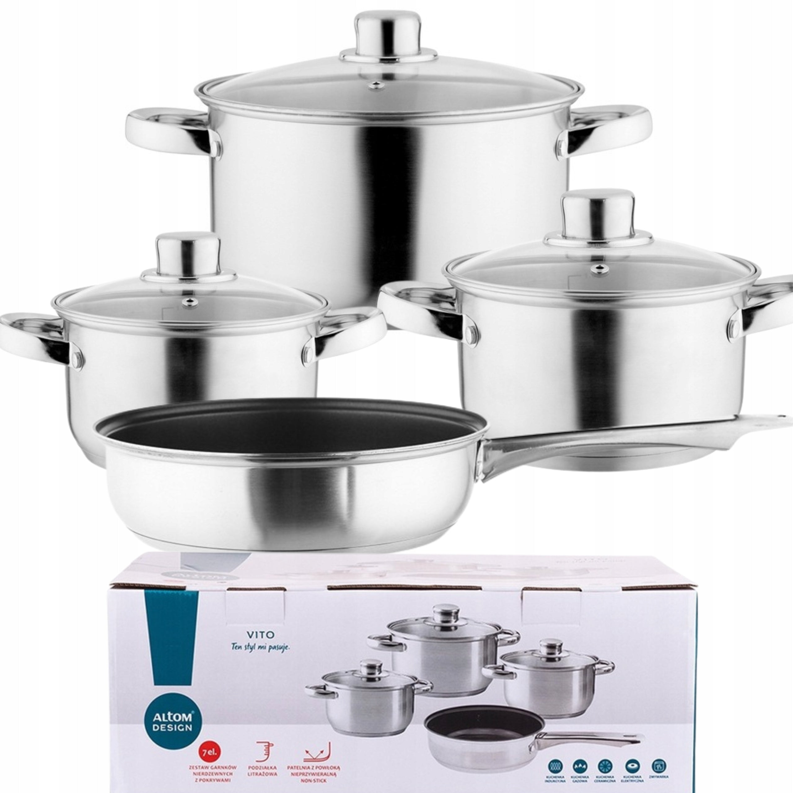 POTS SET OF POTS INDUCTION LARGE GAS FRYING PAN