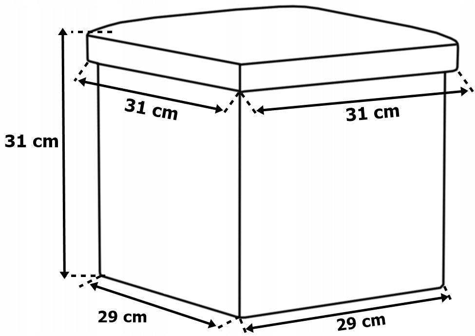 POUF FOLDING UPHOLSTERED FOLDING WITH STORAGE OPENING FOOTREST r. M EAN (GTIN) 5905523060393