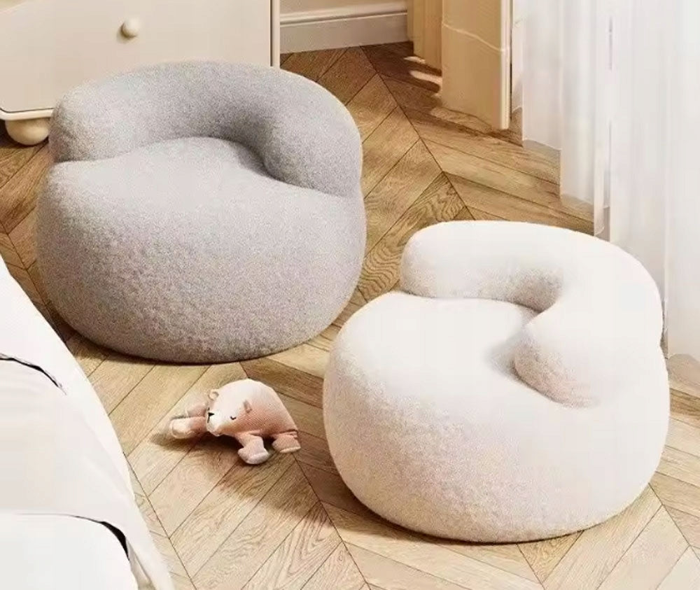 POUF FOOTREST ARMCHAIR STOOL SEAT armchair boucle OTTOMAN Medical device no
