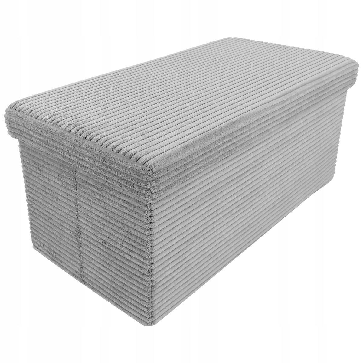 POUF STORAGE SEAT UPHOLSTERED CORDUROY CHEST LAMPAS DUO J.SZARY