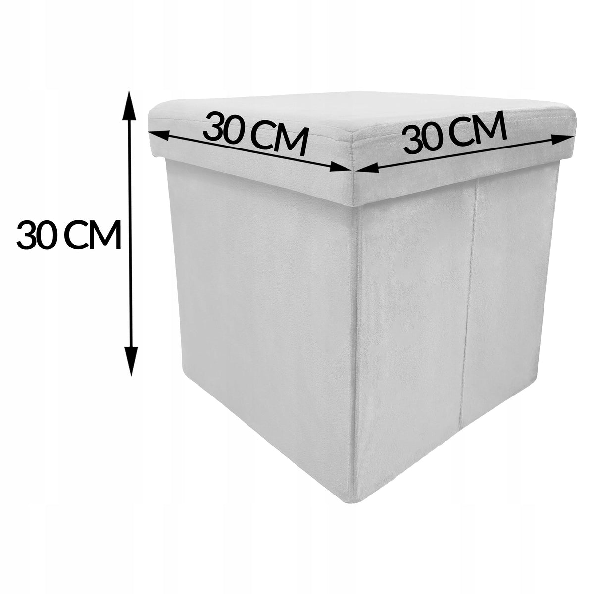 POUF WITH STORAGE UPHOLSTERED SEAT OPENING ELEGANT SEA PERFECT Manufacturer code 6.01.82546