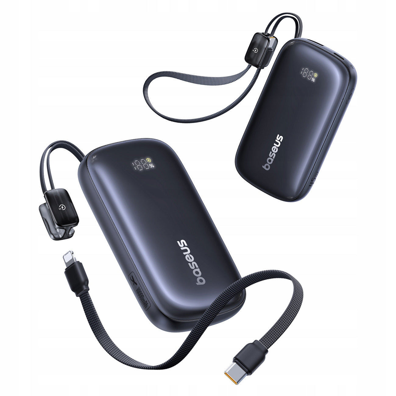 POWER BANK BASEUS 10000 mAh 45W USB TYPE C USB-A LIGHTNING CABLE for IPHONE Manufacturer code 6932172692469