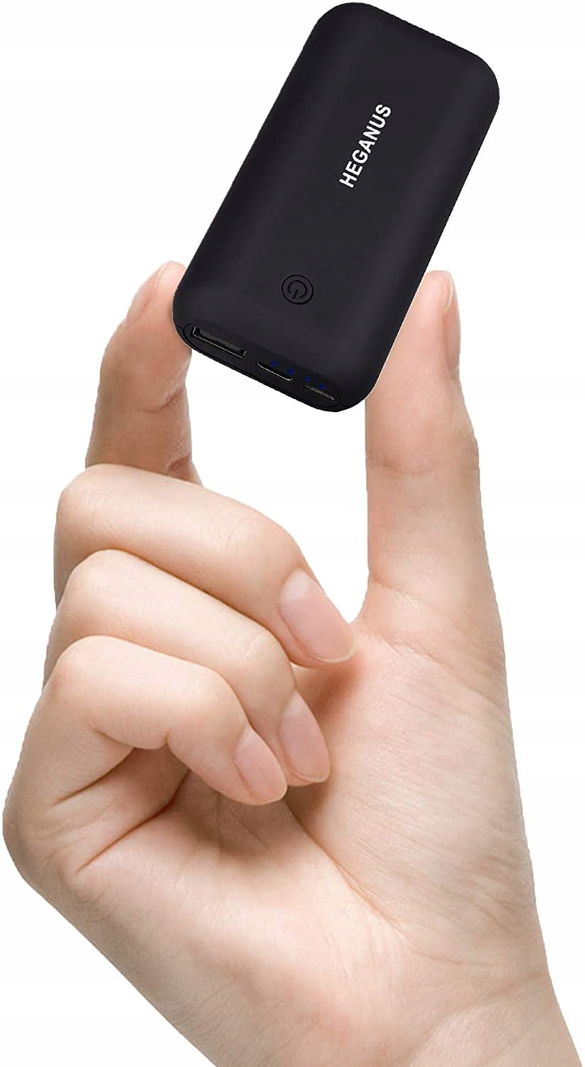 POWERBANK 10000 mAh Power, USB, Black, Cable, Portable, Pocket, Mini Packaging status original