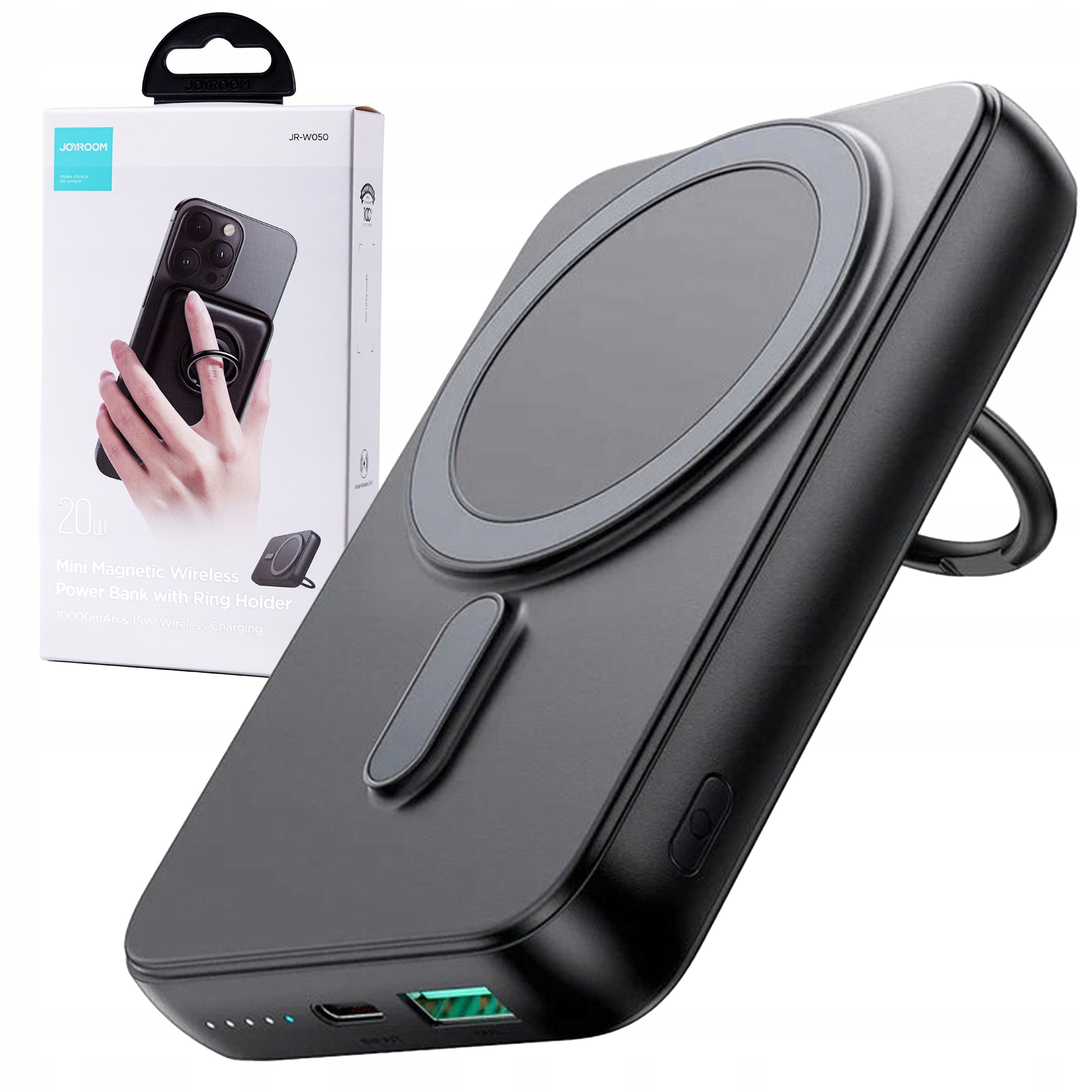 POWERBANK 10000mAh INDUCTION 20W USB-C POWER BANK IPHONE MAGSAFE HOLDER