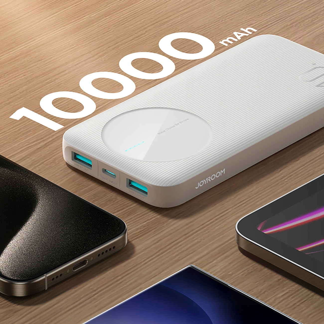 POWERBANK 10000mAh LIGHTWEIGHT USB-C USB-A PD QC UNIVERSAL POWER BANK JOYROOM Manufacturer code 6956116713263