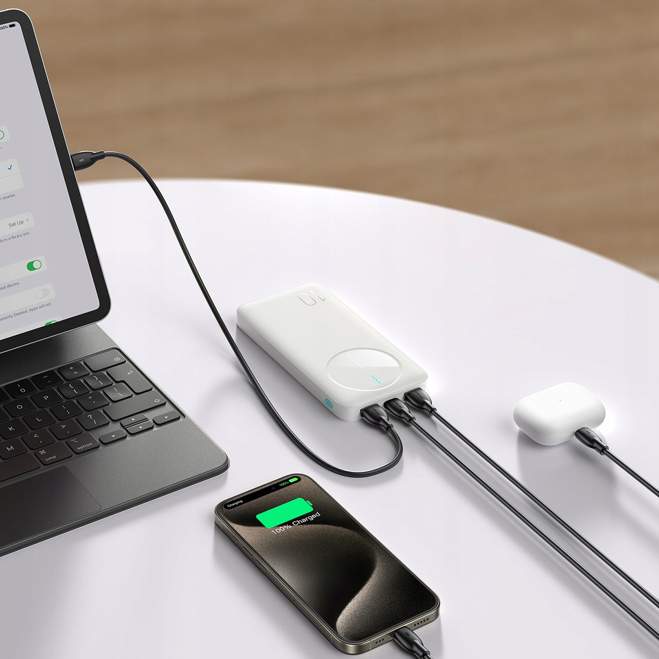 POWERBANK 10000mAh PD 12W LIGHTWEIGHT POWER BANK 2x USB-A / USB-C QC AFC TRAVEL Manufacturer code 6956116713263