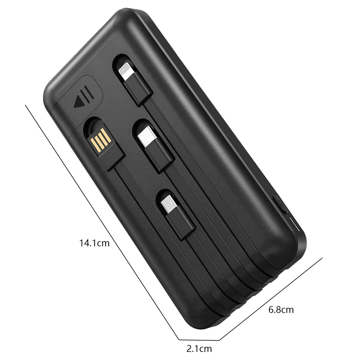 POWERBANK 26800mAh POWER BANK WITH BUILT-IN CABLES Battery capacity 26800 mAh