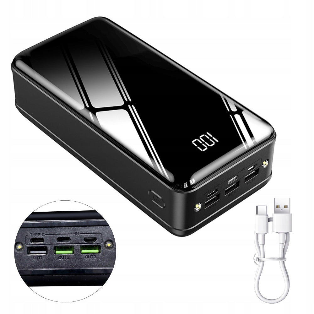 POWERBANK 50000MAH WITH FAST CHARGING FOR TRAVEL Battery type lithium-ion