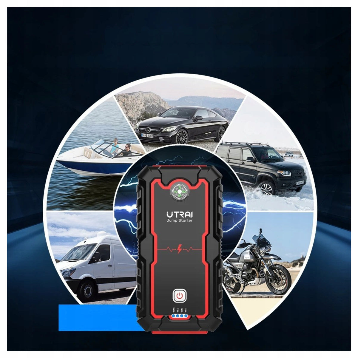 POWERBANK FOR CAR 12V STARTER DEVICE 2000A UTRAI ONE BOOSTER Brand Utrai