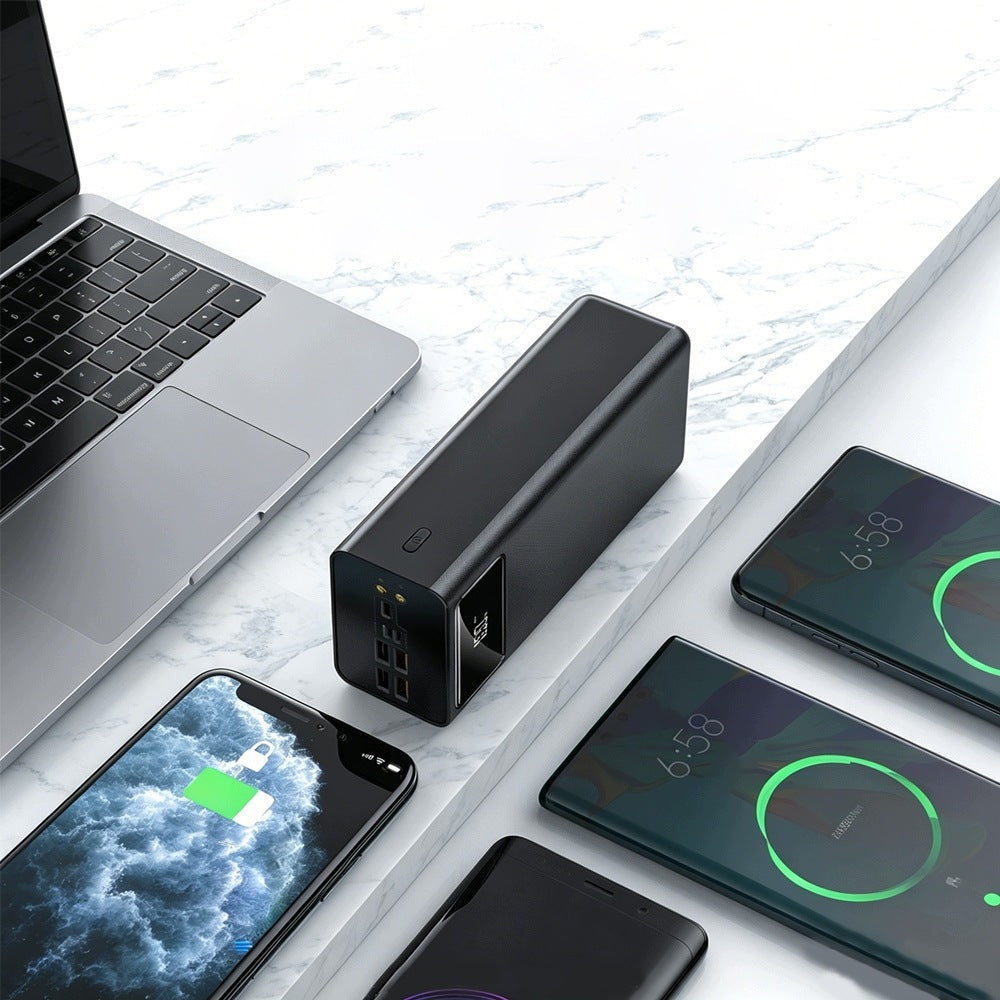 POWERBANK POWER BANK 50000MAH 4XUSB USB-C POWERFUL TURBO CHARGING WITH FLASHLIGHT Battery type lithium-polymer