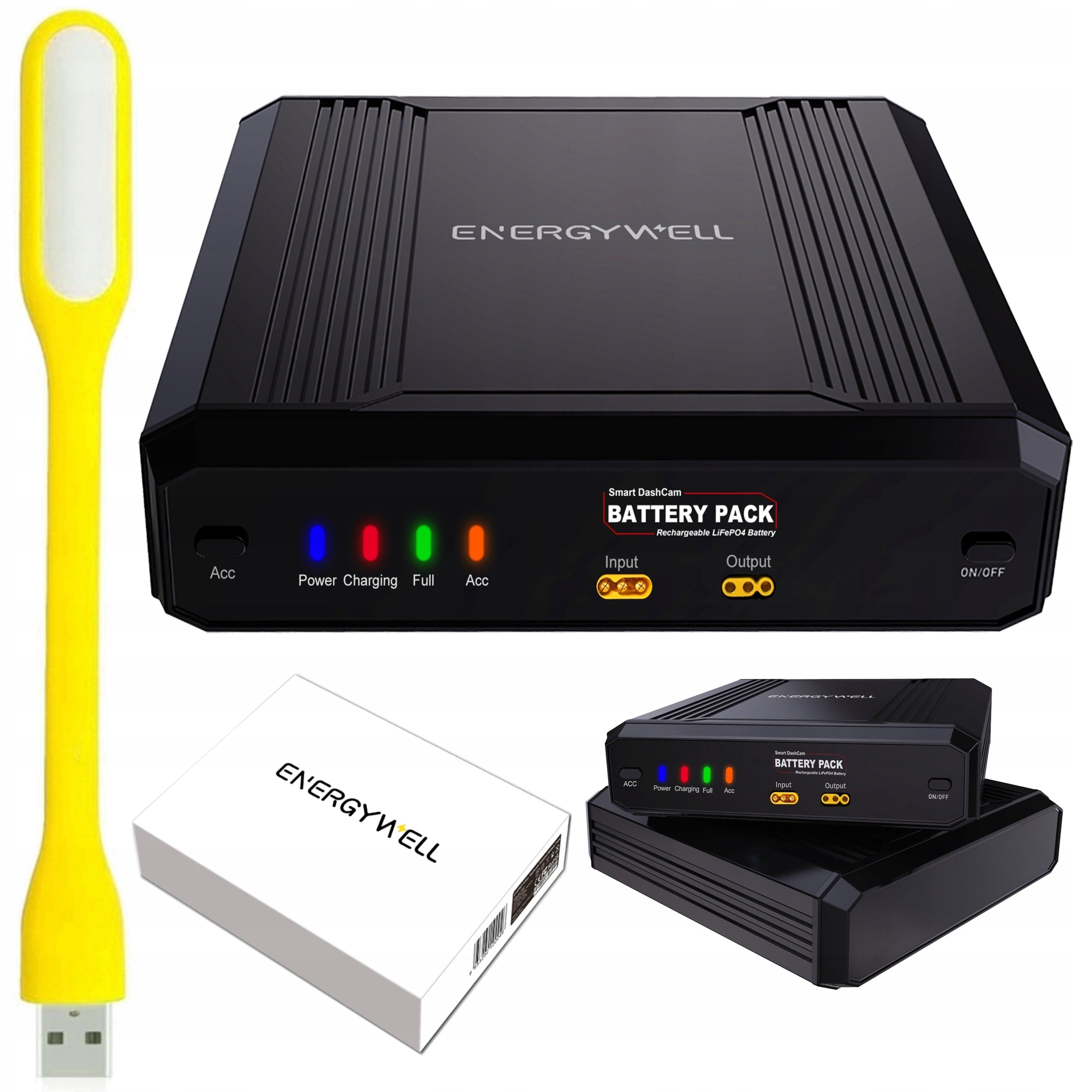 POWERBANK RECHARGEABLE CAR CAMERA BATTERY ENERGYWELL P6C 102,4Wh