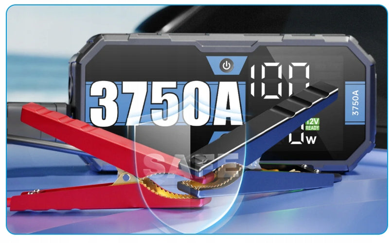 POWERBANK STARTER BOOSTER JUMP STARTER DEVICE 12V 3750A Model Przenośny rozruch i powerbank FUMO 3750A