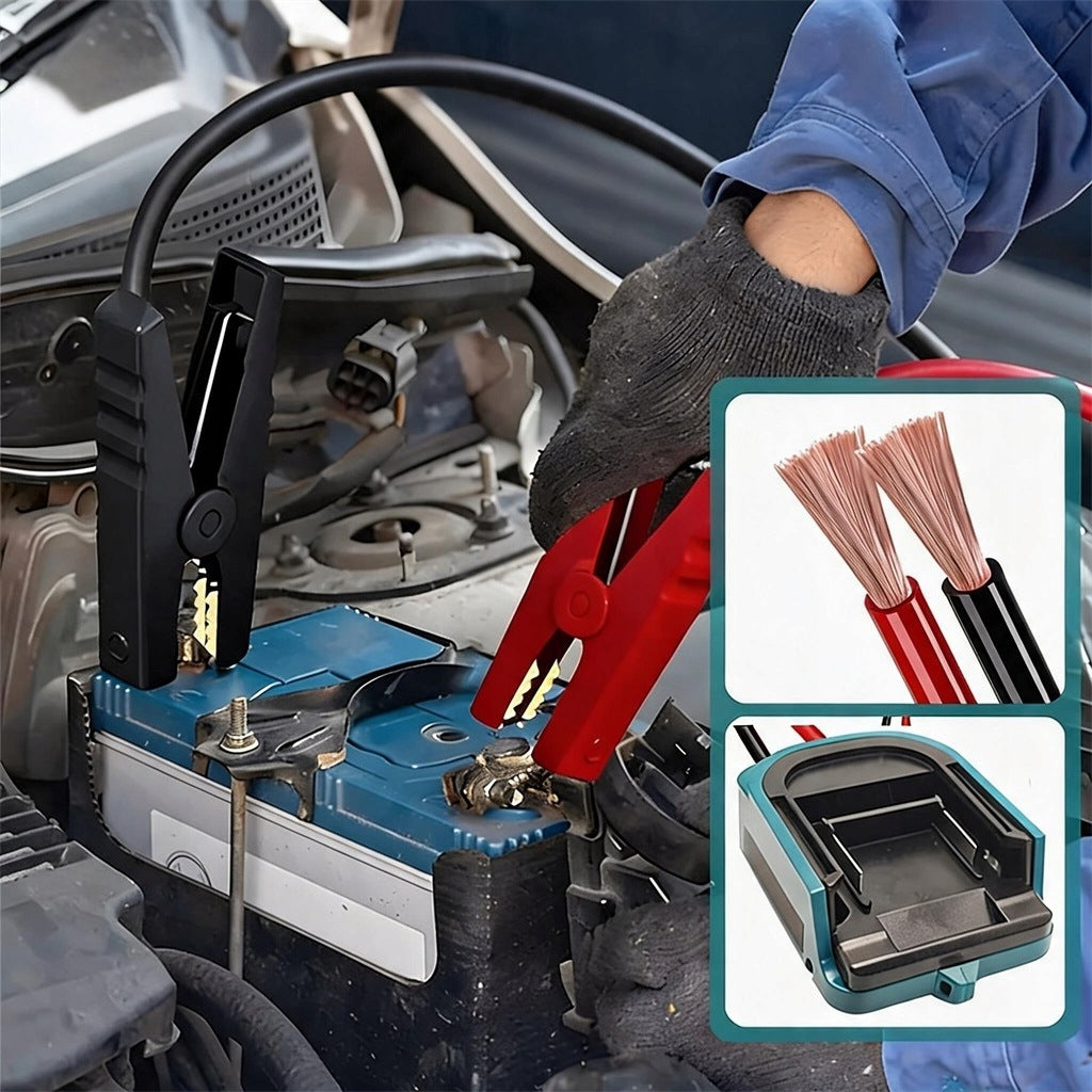 POWERBANK STARTER CABLES FOR MOCK-UP 18V START PETROL DIESEL Brand no brand
