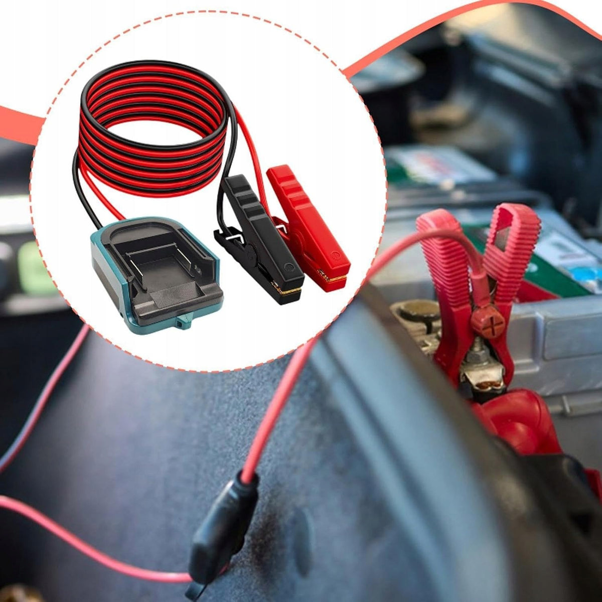 POWERBANK STARTER CABLES FOR MOCK-UP 18V START PETROL DIESEL Certificates of conformity CE