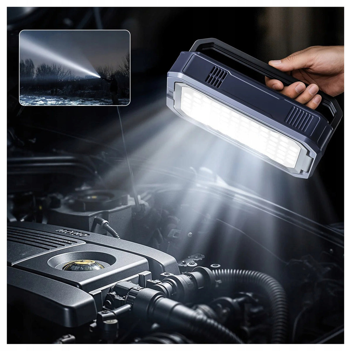 POWERBANK WITH COMPRESSOR STARTER DEVICE WITH COMPRESSOR BOOSTER 7000A Brand Utrai
