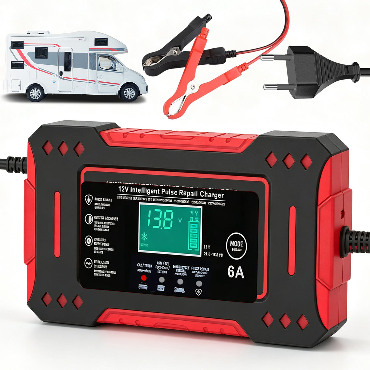 POWERFUL 12V BATTERY RECTIFIER AUTOMATIC CAR CHARGER