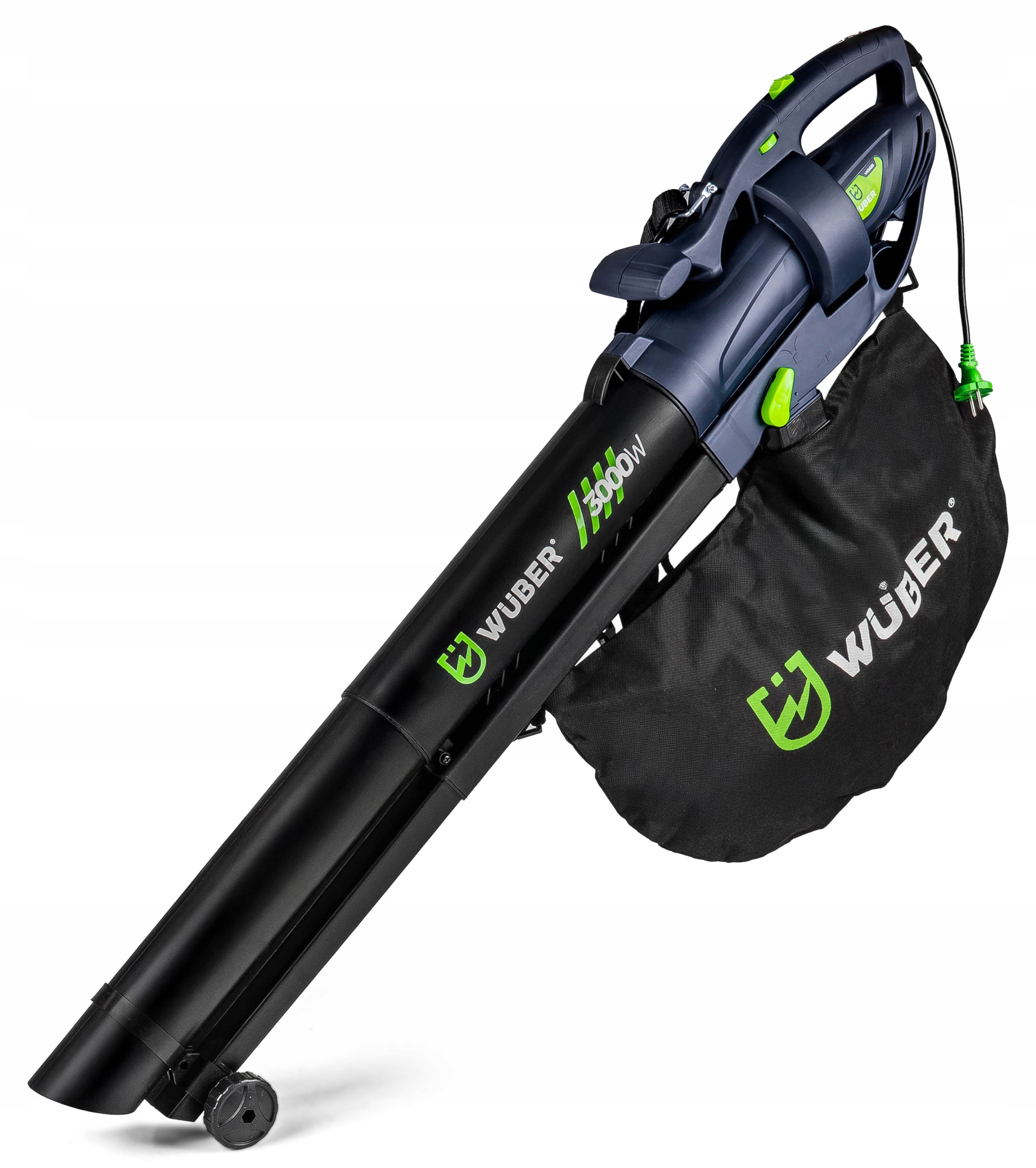 POWERFUL BLOWER ELECTRIC LEAF VACUUM CLEANER 3000W 35L WITH SHREDDER Power supply electrical